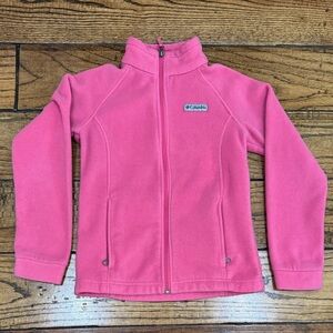 Columbia Girls Fleece Full-Zip Jacket Size Medium (10/12)